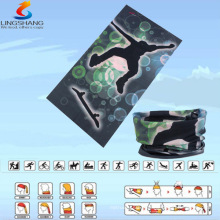 LSB-0275 Ningbo Lingshang 100% polyester outdoor neck tube multifunctional seamless head wrap